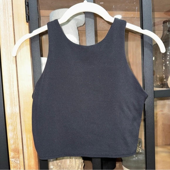 Athleta Purpose Cropped Sports Bra Tank Top racerback seamless soft workout - Picture 3 of 7